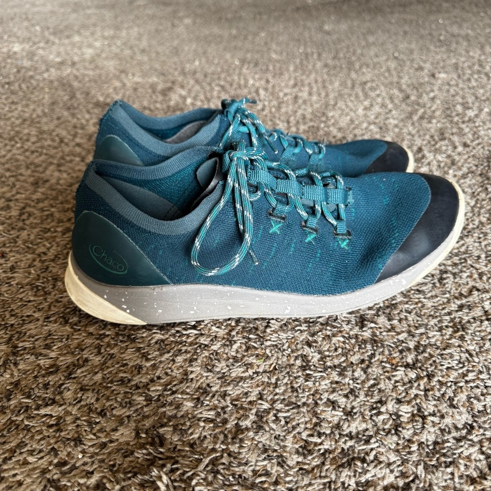Chaco‎ Women’s 9.5 Scion Blue Teal Water Hiking Outdoors Lace Up Shoes